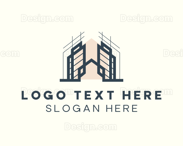 Building Architecture Contractor Logo