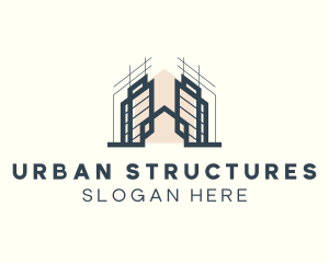 Building Architecture Contractor logo design