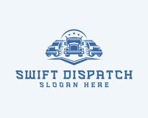 Cargo Forwarding Truck logo design