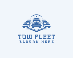 Cargo Forwarding Truck logo design