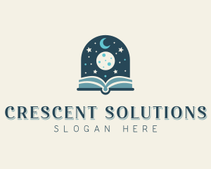 Crescent Moon Publisher logo design