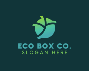 Natural Eco Leaf logo design