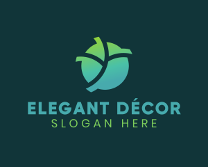 Natural Eco Leaf logo design