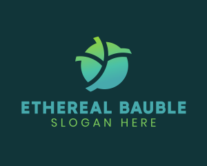 Natural Eco Leaf logo design