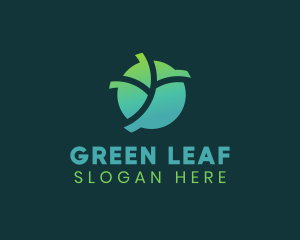Natural Eco Leaf logo