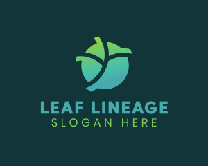 Natural Eco Leaf logo design