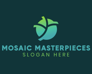 Natural Eco Leaf logo design