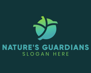 Natural Eco Leaf logo