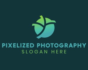 Natural Eco Leaf logo design