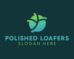 Natural Eco Leaf logo design