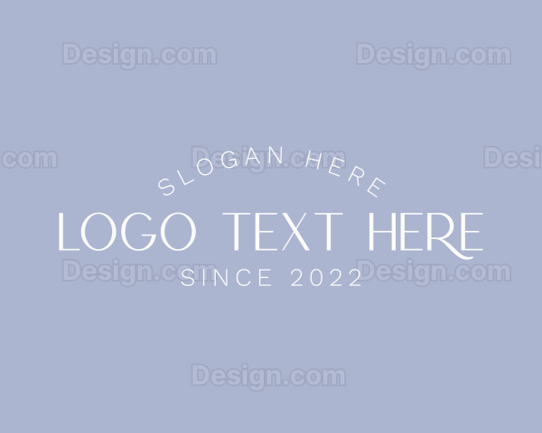 Stylish Fashion Brand Logo