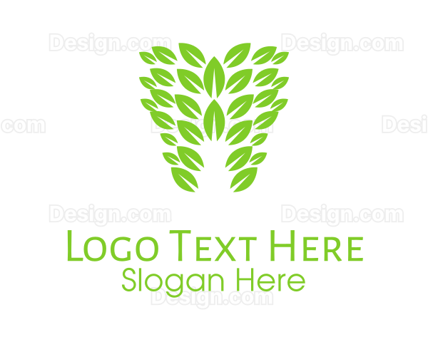 Green Leaf Tooth Logo