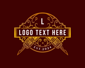 Elegant Tattoo Decorative logo