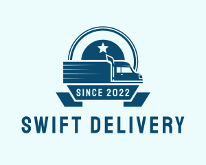 Truck Transportation Delivery  logo design