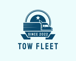 Truck Transportation Delivery  logo design