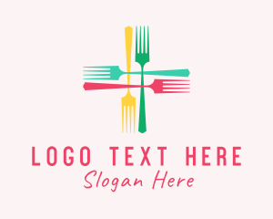 Meal Fork Cross logo