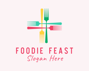 Meal Fork Cross logo