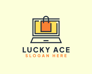 Online Market Bag logo design