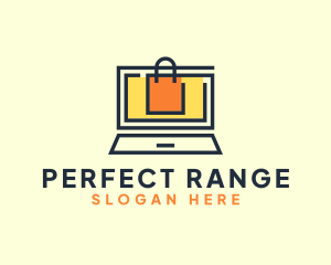 Online Market Bag logo design