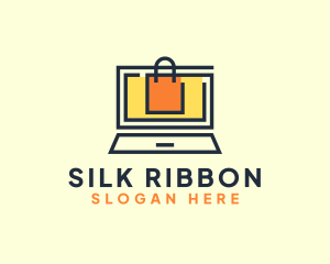 Online Market Bag logo design