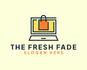 Online Market Bag logo design