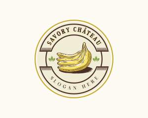 Homegrown Organic Banana logo design