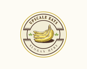 Homegrown Organic Banana logo design