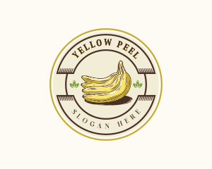 Homegrown Organic Banana logo design