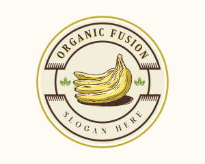 Organic Banana Fruit logo