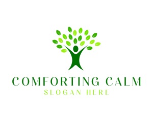 Human Tree Wellness Spa  logo design