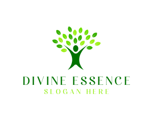 Human Tree Wellness Spa  logo design