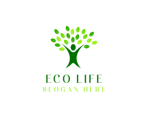 Human Tree Wellness Spa  logo design