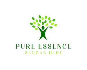 Human Tree Wellness Spa  logo design