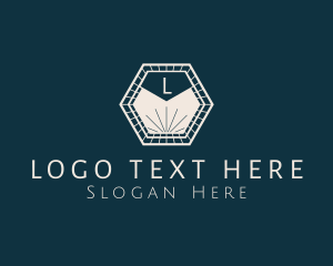 Jewelry Gem Hexagon logo