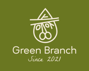 Wellness Olive Branch Oil  logo design