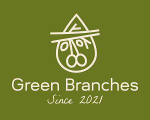 Wellness Olive Branch Oil  logo design