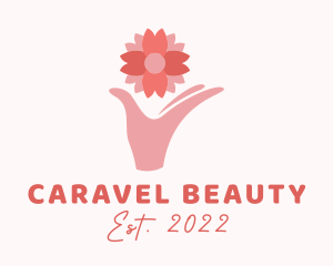 Flower Hand Beauty Spa logo design