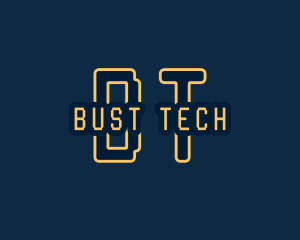 Pixel Tech Cyberspace logo design