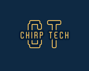 Pixel Tech Cyberspace logo design