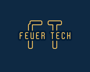 Pixel Tech Cyberspace logo design