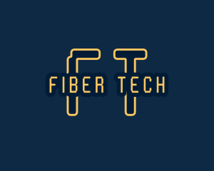 Pixel Tech Cyberspace logo design