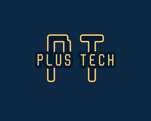 Pixel Tech Cyberspace logo design