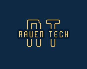 Pixel Tech Cyberspace logo design