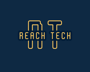 Pixel Tech Cyberspace logo design