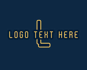 High Tech - Pixel Tech Cyberspace logo design