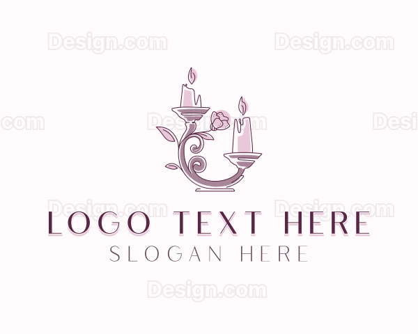 Scented Flower Candle Logo