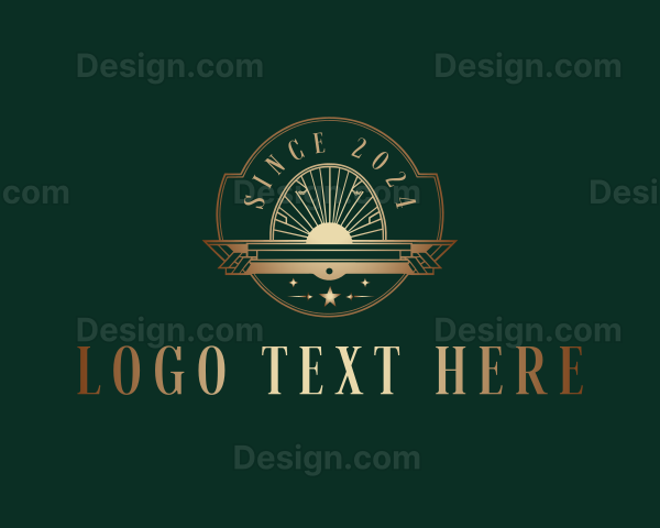 Elegant Art Deco Boutique Logo