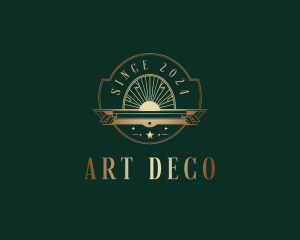 Elegant Art Deco Boutique logo design