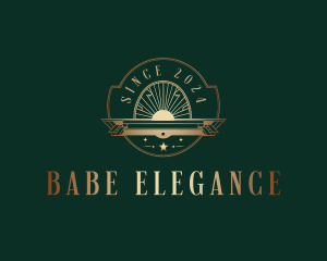 Elegant Art Deco Boutique logo design