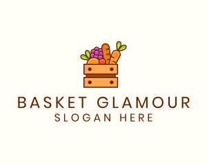 Fruit & Vegetable Basket logo design